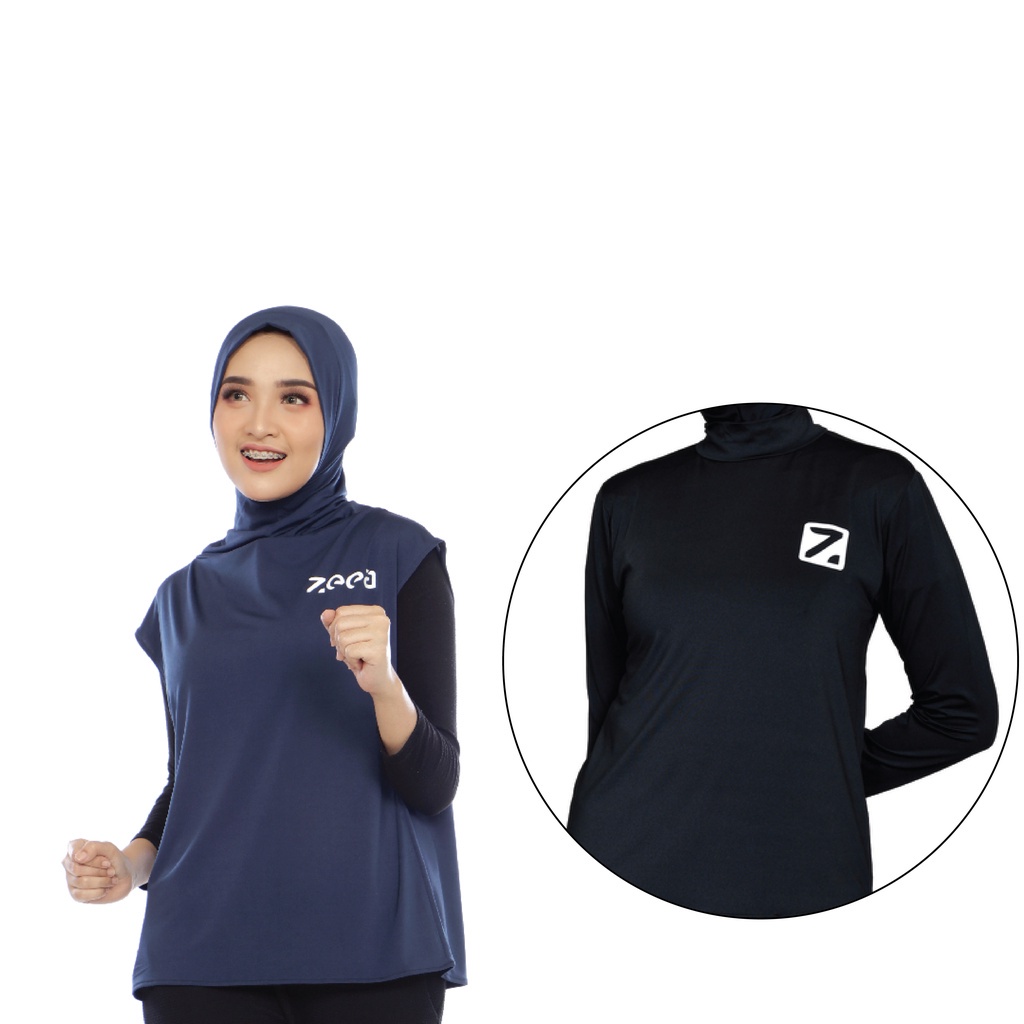 NG65DW Zeea Bundle Set Inner Outer Hijab Sport Lebih Hemat Hayfa P Dagli Amna My Fashion Store