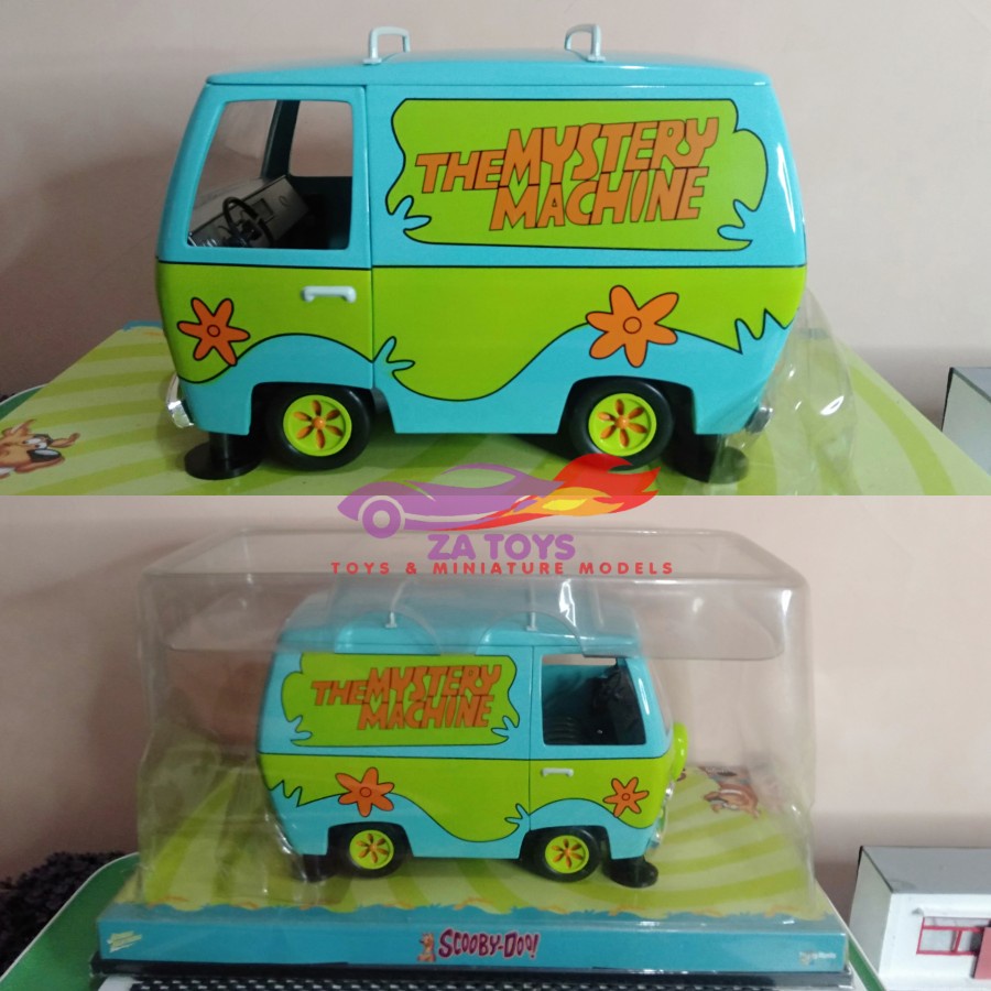 Diecast Scooby Doo Mystery Machine Van By Johnny Lightning Skala 1:18