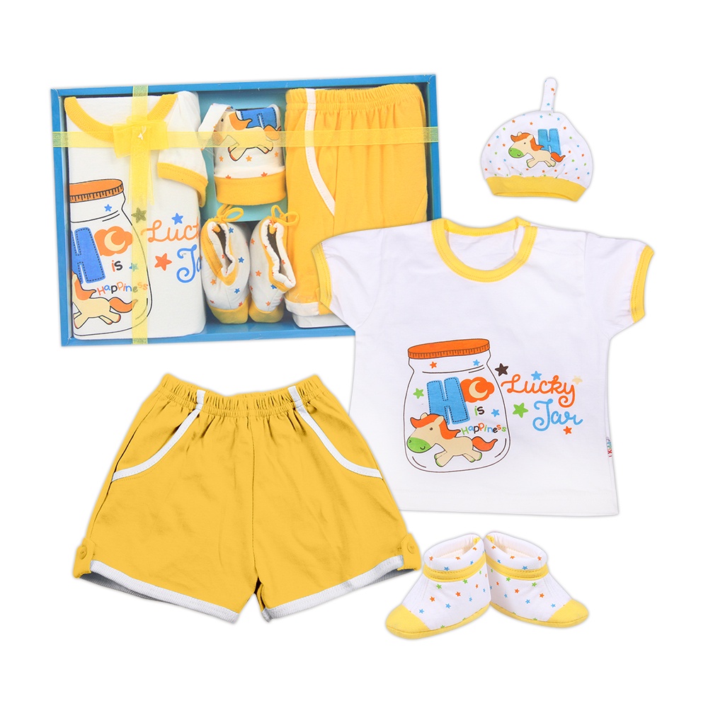 Kiddy Baju Set Bayi - Baby Set - Gift Set - Baju Bayi Setelan Set - Kado Lahiran Newborn / 11144