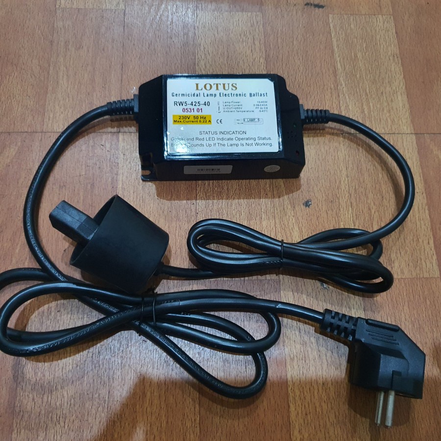 Ballast uv ultraviolet 10 - 40 watt 4 pin