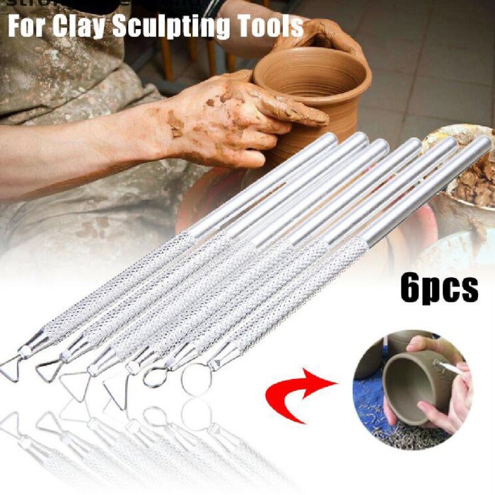 

Alat Ukir Tanah Liat Clay Sculpting Tools Set