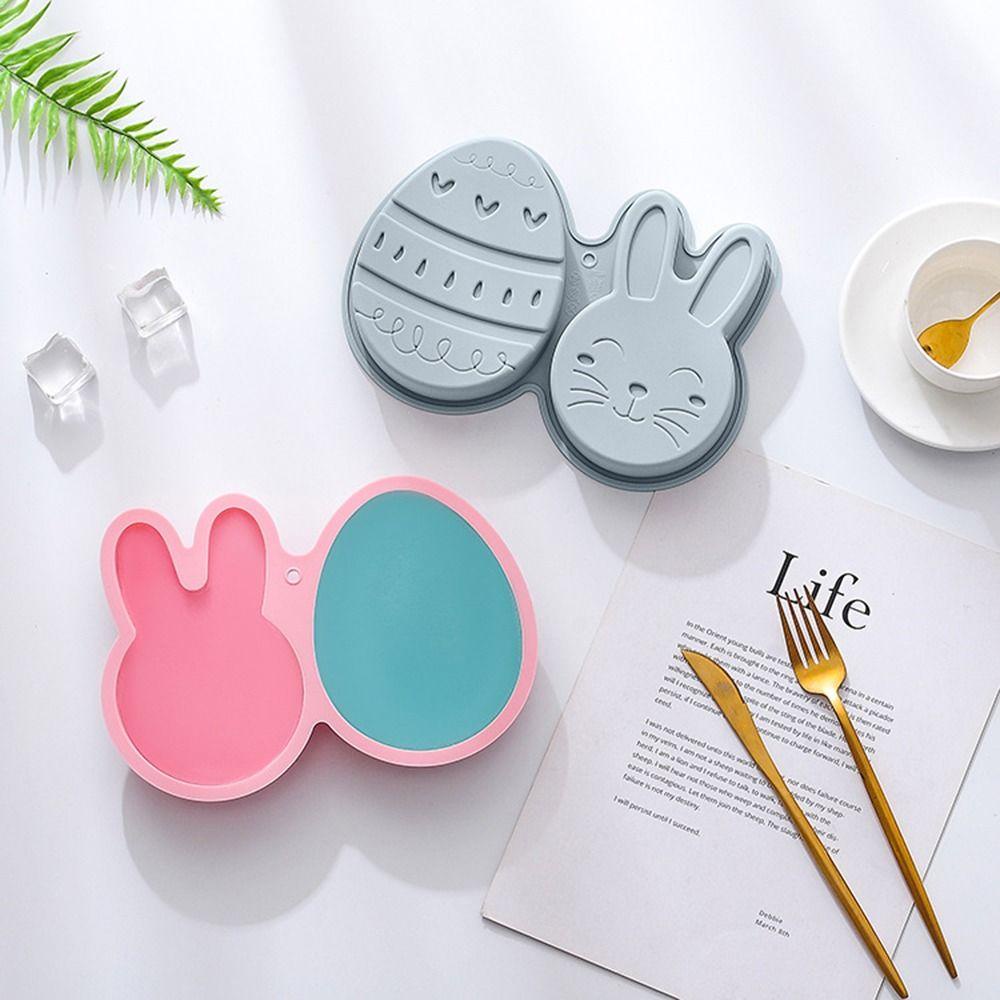 Solighter Easter Silicone Mold DIY Cetakan Sabun Baking Pan Besar