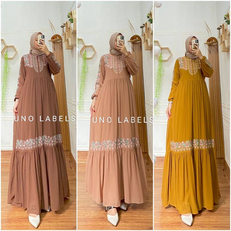 GAMIS BORDIR TERBARU CERUTI