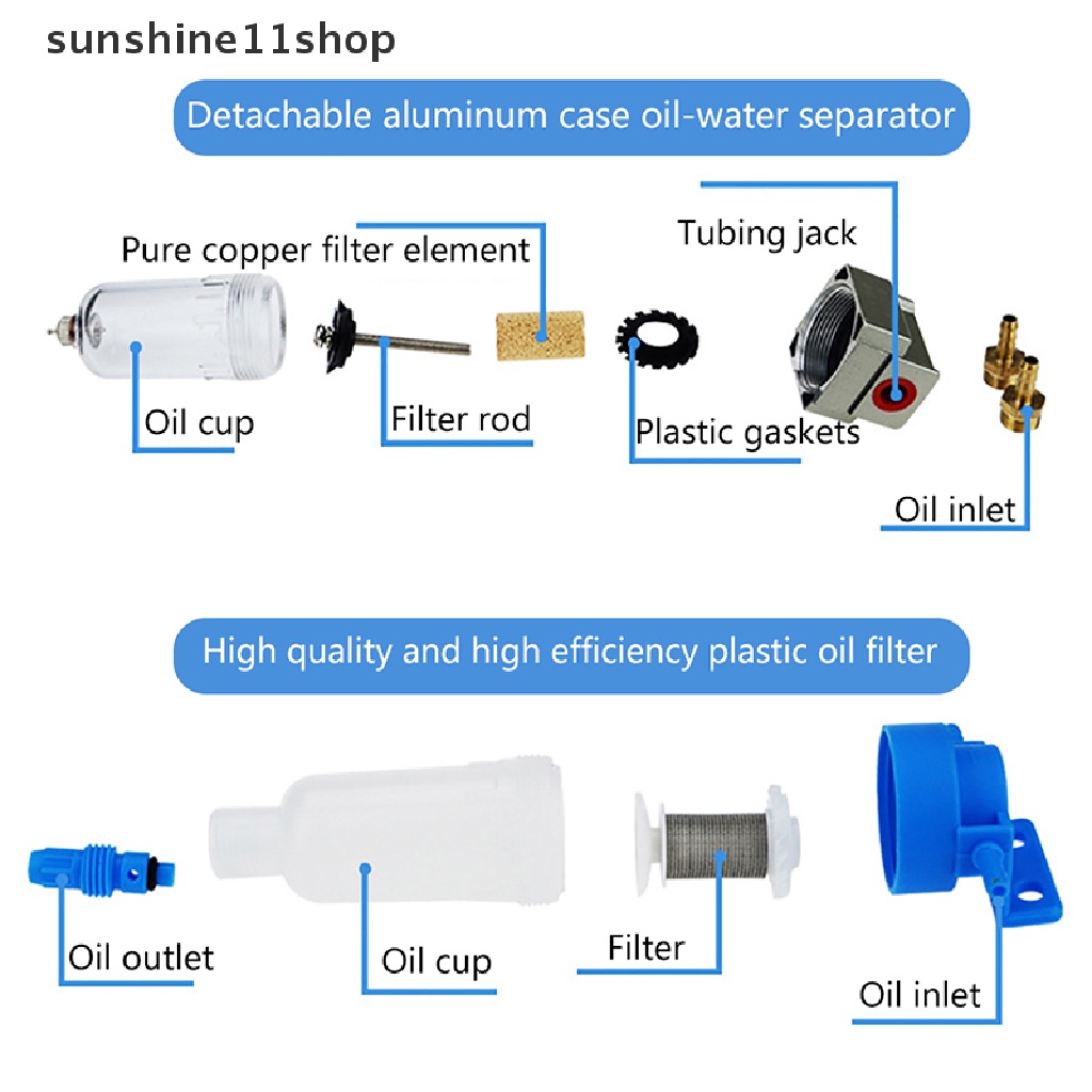 Sho Pemanas Parkir Udara RV Car Oil Fuel Filter Part Pemisah Air Solar Mobil N