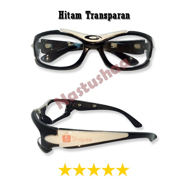 Kacamata Anak Sporty Fashion Kacamata Hitam Anak Olahraga Outdoor Bersepeda Gaya Trendy Sunglasses Model Lensa Bening dan Hitam Anti UV Keren