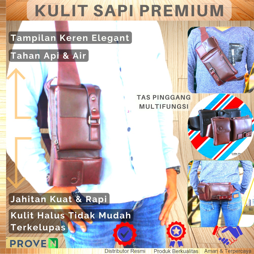 Tas Kulit Sapi Asli Tas Slempang Kulit Sapi Asli TP01