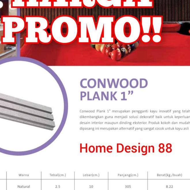 ✬ Conwood Plank 1 conwood plank 2 conwood dinding plafon canopy ➻