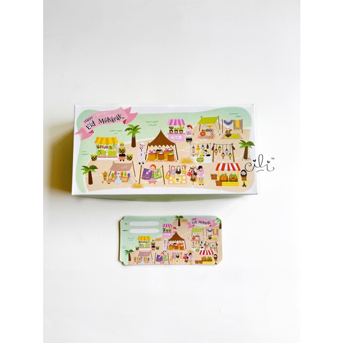 

(Box Happyisland) Box Bogul / 2 Toples 250Gr Lebaran Idulfitri Eid 063