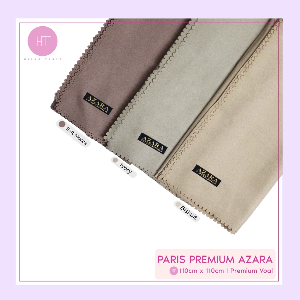 Paris Premium / Hijab Paris Premium / Hijab Paris Premium Azara Lasercut  - Warna Lengkap