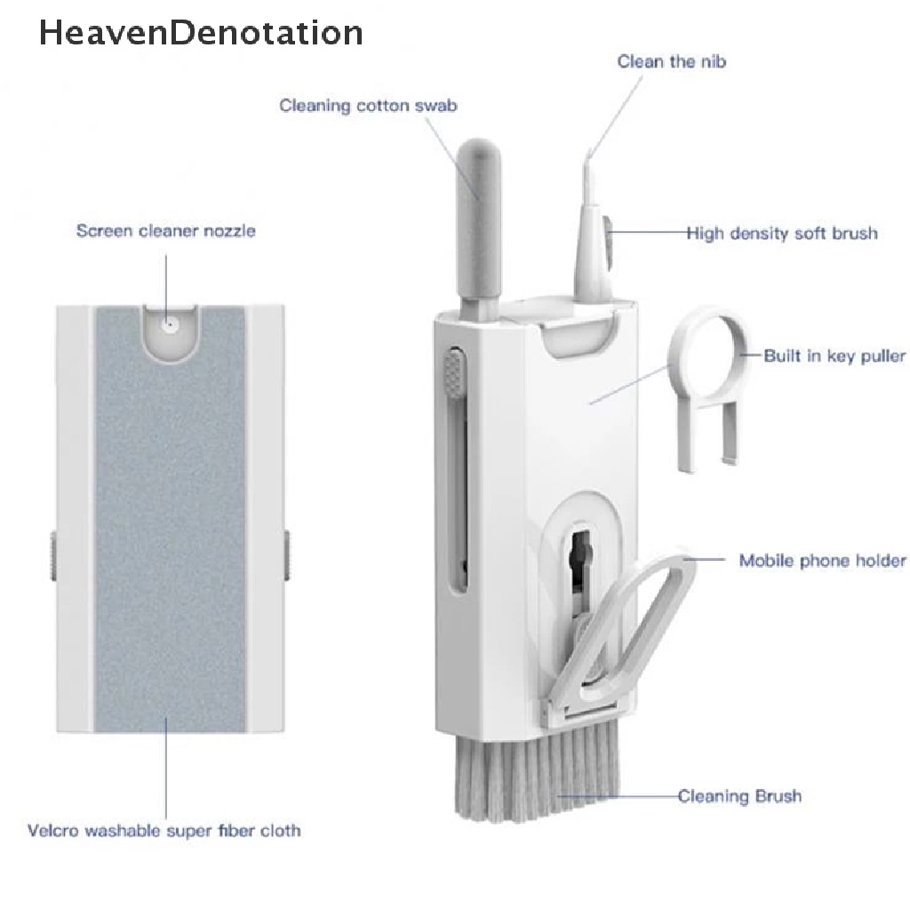 [HeavenDenotation] Cleaning Kit Keyboard Komputer 8in1 Elektronik Cleaner Kit Alat Pembersih HDV