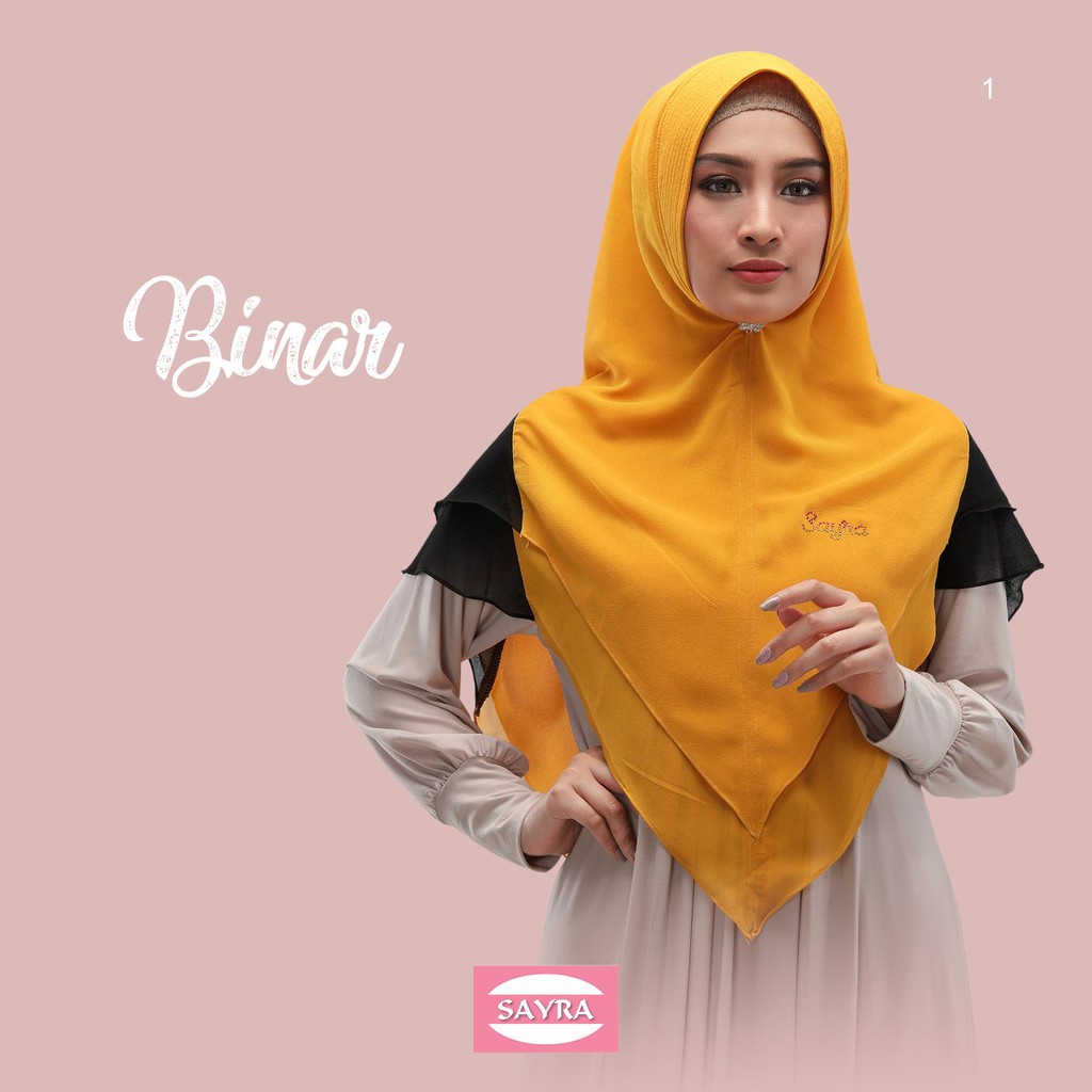 Jilbab Khimar Binar Ori Sayra SAYRA1