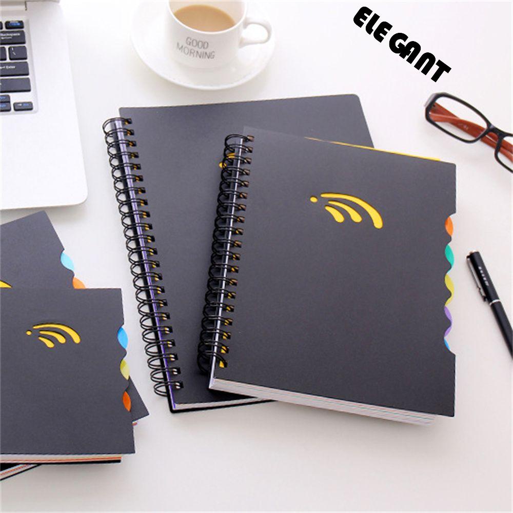 [Elegan] Bussiness NoteBook A4 A5 A6 B5 Blank Paper Memo Pad Waktu Organizer Diary Agenda Garis Horizontal Kertas Coil NoteBook