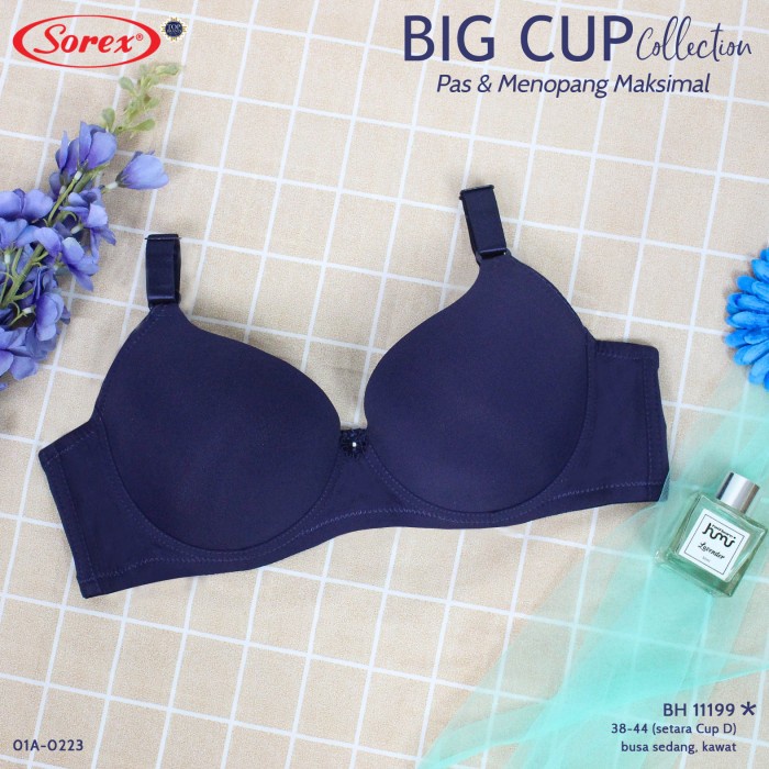 Bra Kawat Cup Besar Kait 3 Cup D Sorex 11199