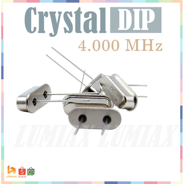 Crystal 4MHz Low Profile 4mhz 4.000mhz 4 mhz 4,000mhz 49S