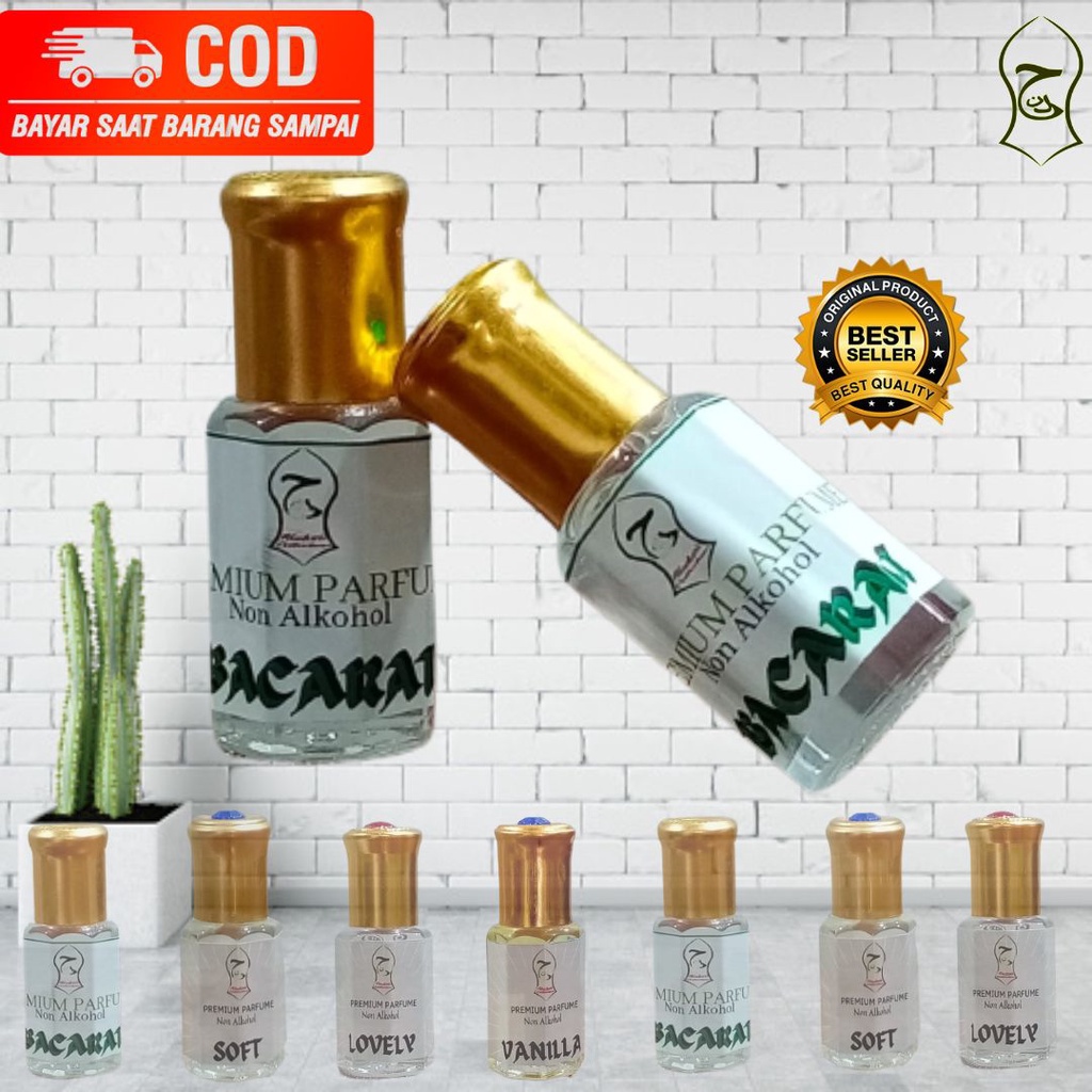 parfum premium non alkohol/parfum 3 ml/parfum 6 ml/parfum 12 ml/eud de parfum non alkohol murah