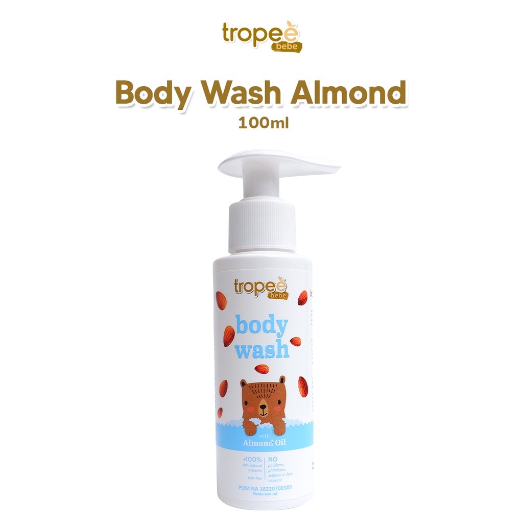 Tropee Bebe - Almond Chamomile Body Wash ( Sabun Mandi Anak ) 100ml