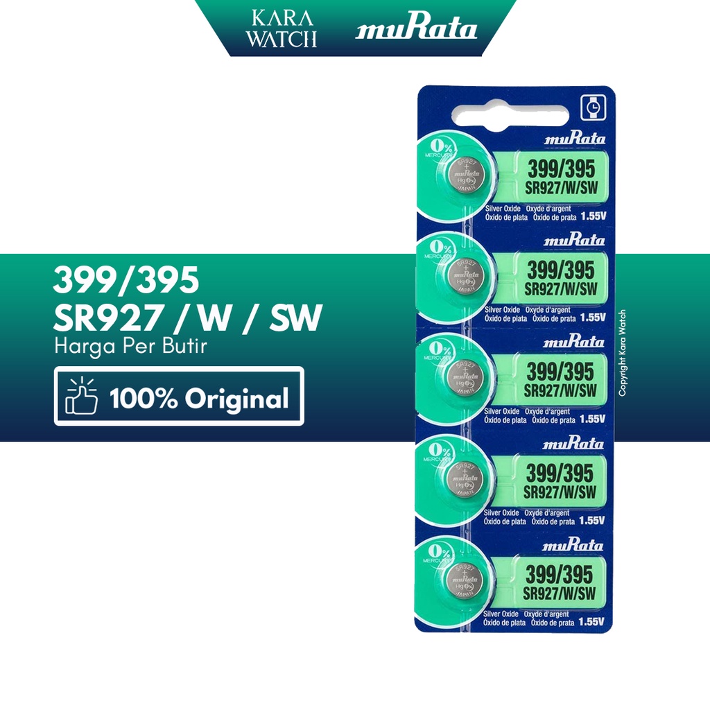 Baterai Murata 399 395 SR927W SR927SW SR927 Original Batre Jam Tangan