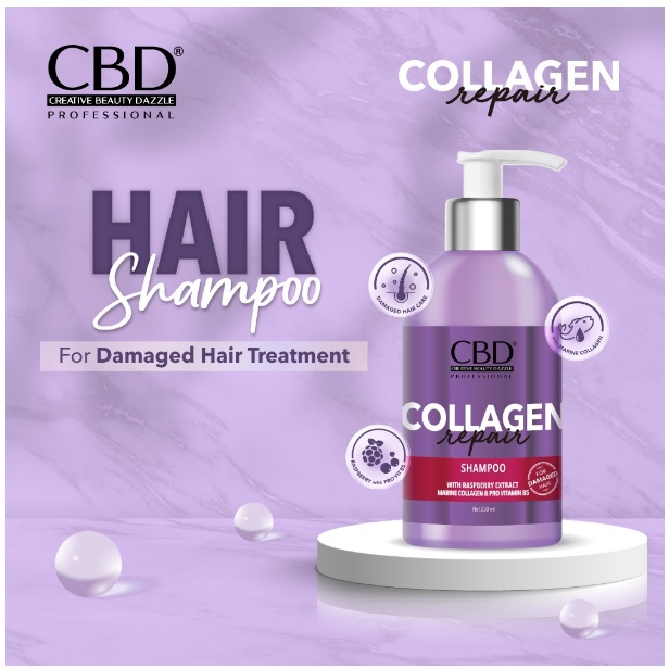 CBD Collagen Repair Series | Hair Shampoo | Hair Conditioner | Hair Mask