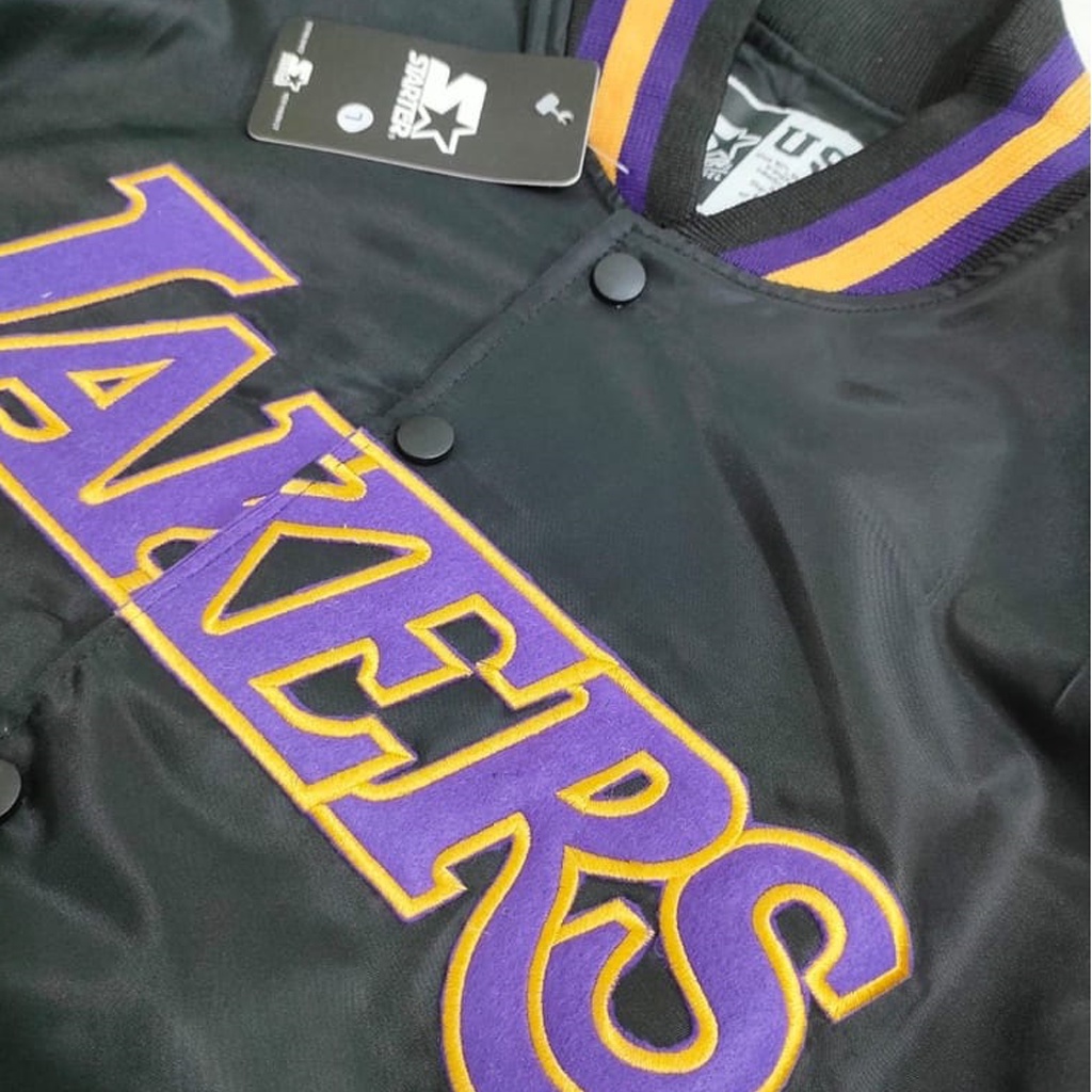 JAKET LAKERS TIM NBA VINTAGE TERBARU - JACKET BASKETBALL PRIA WANITA