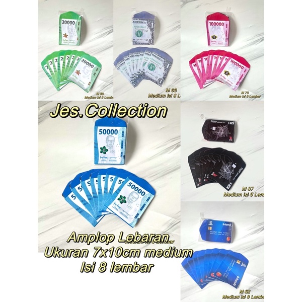 

Amplop Lebaran hari raya idul fitri / ampau lebaran / Eid Mubarak medium 1 pack isi 8 lembar