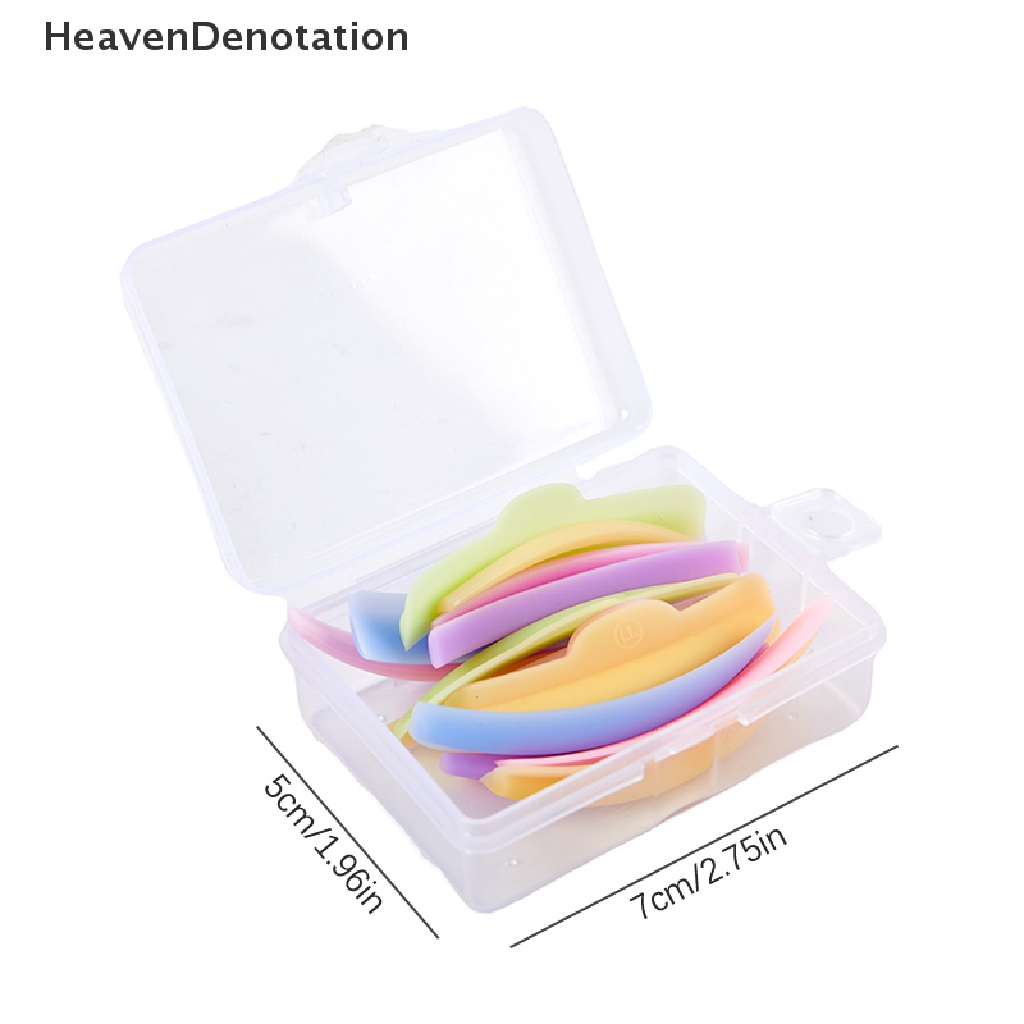 [HeavenDenotation] 3 / 5 / 8 Pair Lash Lift Lifg Curlers Curl Silicone Shields Pads Reusable Perm HDV