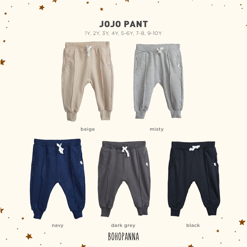 BOHOPANNA Jojo Pants Celana Panjang Anak Laki-Laki 1-10 Tahun V.02