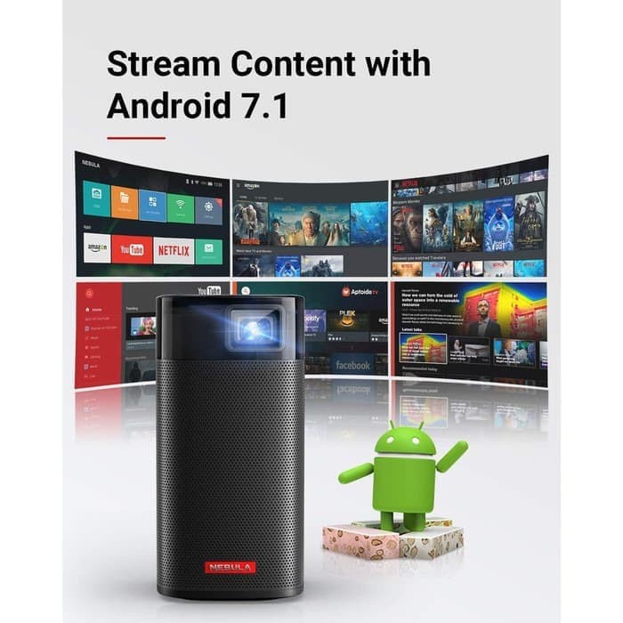 

[[JNT COD]] PORTABLE MINI PROJECTOR ANKER NEBULA APOLLO WI-FI 200 ANSI LUMEN
