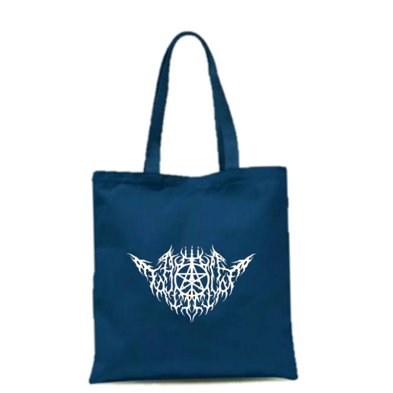 TOTE BAG KANVAS RESLETING BAND TAHLILAN / TOTEBAG KANVAS RESLETING 30X40 /TOTEBAG TAS KEKINIAN /TOTE BAG TOTEBAG TAS MURAH