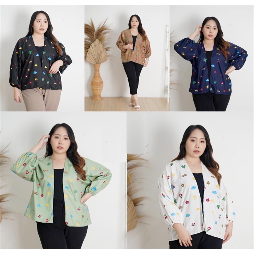 OTS 1.110 - Outer Viral Motif Terbaru Cardigan Fashion Wanita Korea