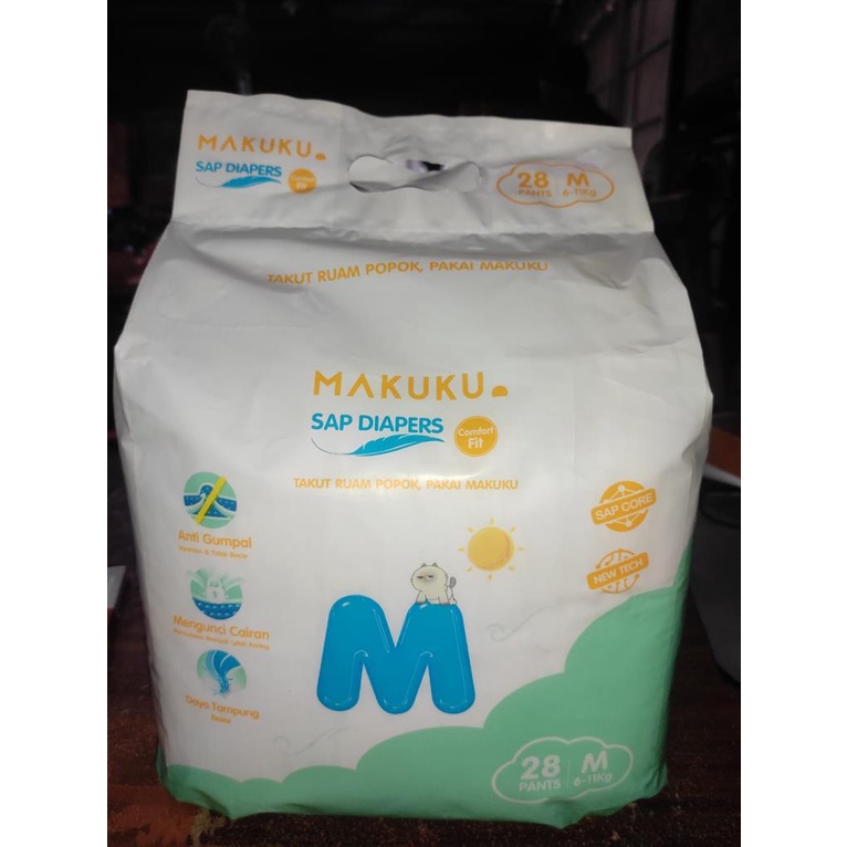 Makuku Air Diapers Comfort Fit Pants M 28