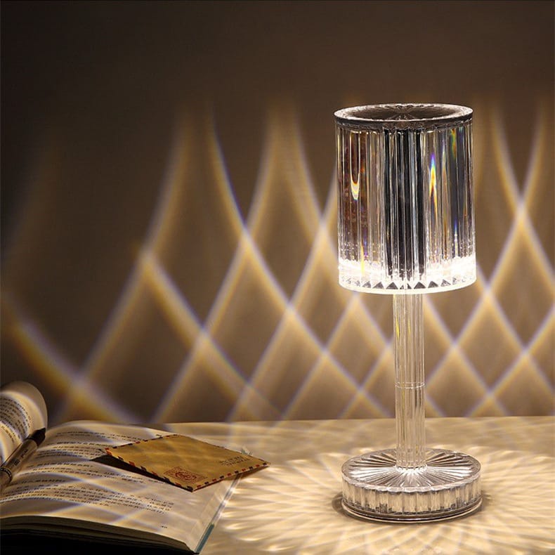 ♫ Megata ♫ RS-06 Lampu Meja Kristal Model Gatsby Lampu Hias Acrylic Table Lamp