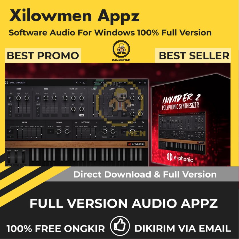 [Full Version] E-Phonic Invader 2 Pro Lifetime Audio Software WIN OS