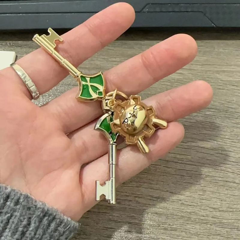 Alhaitham Kaveh Home Key Keychain Lion Kunci Rumah Alhaitham Kaveh Genshin Impact Hoyoverse Mihoyo