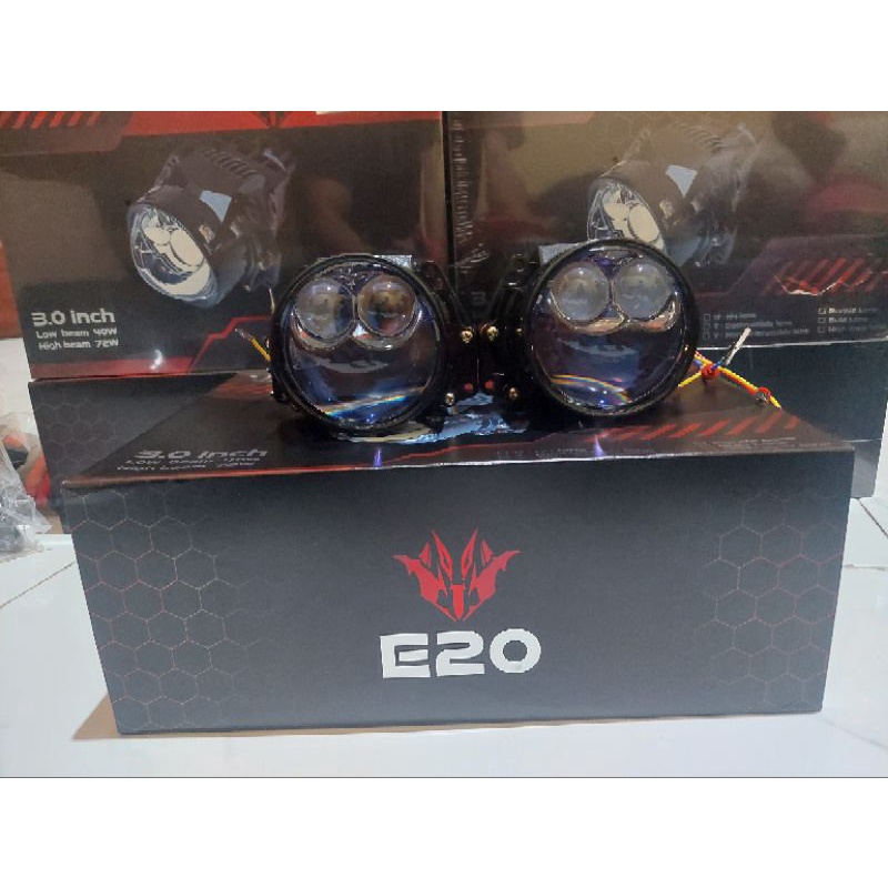 BILED E20 VAHID 3 INCI LASER BLUE LENS