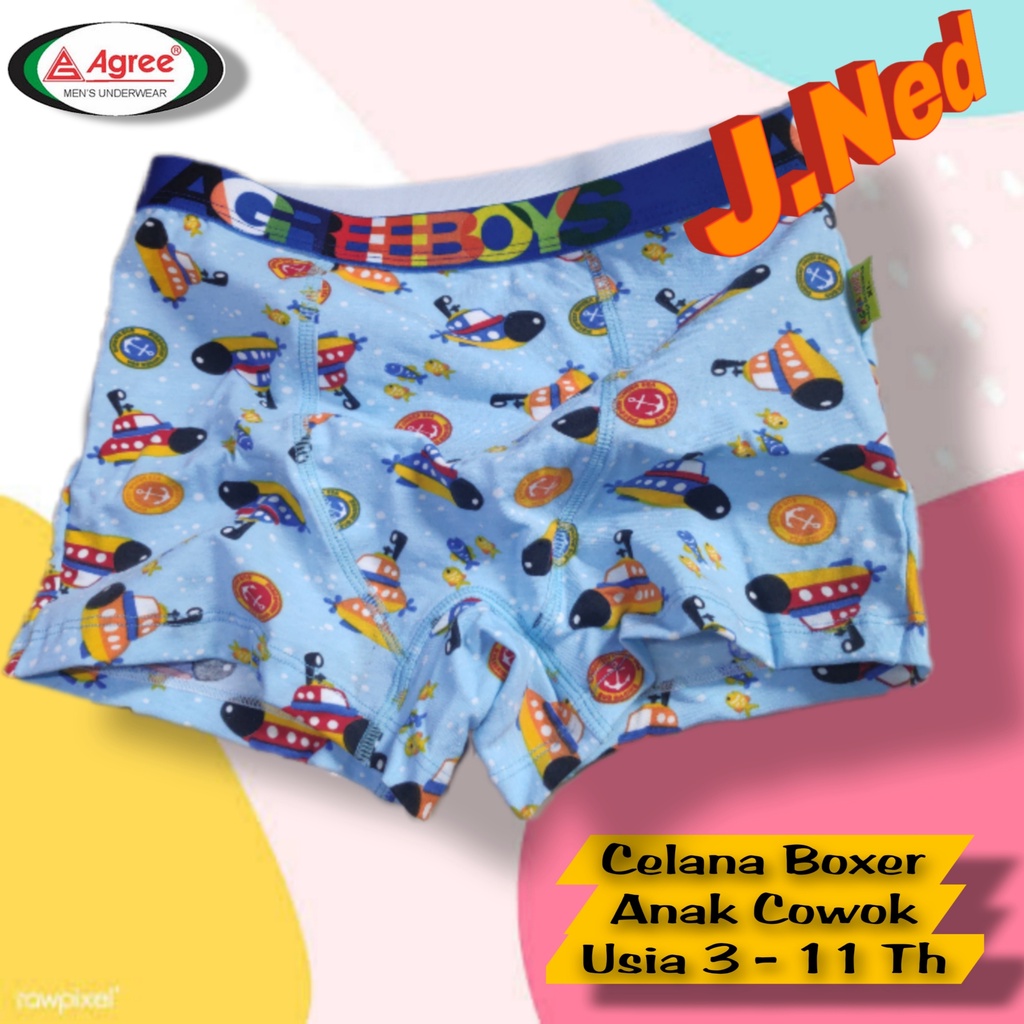 J609 CD BOXER ANAK COWOK AGREE BOYS BOXER ANAK ART A 501