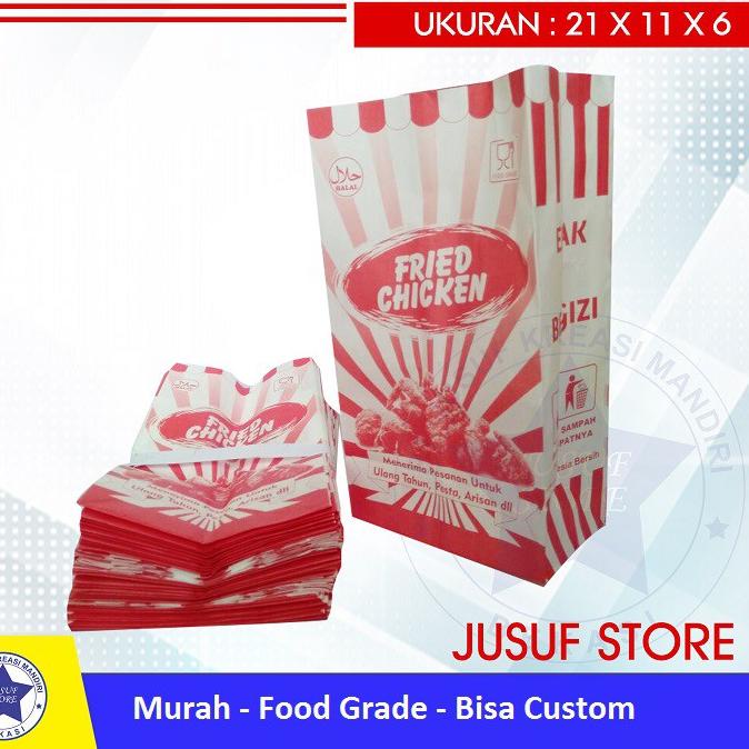 

Free Shipping Kantong | paperbag fried chicken isi