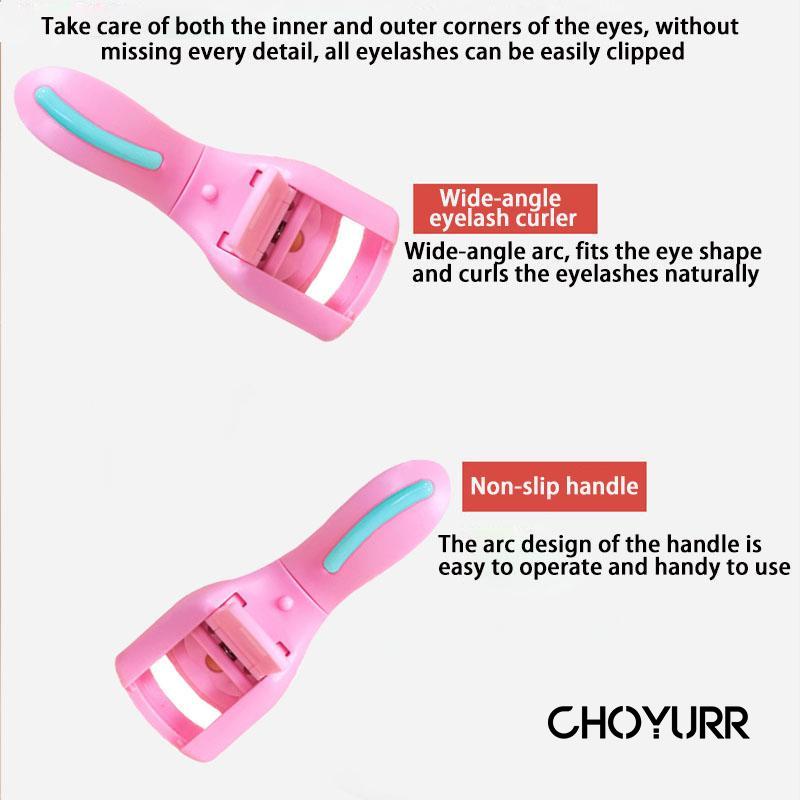 【COD】Penjepit Bulu Mata / Pelentik Bulu Mata Jepitan Bulu Mata Tahan Lama Portable Eyelash Curler Alat Perawatan-CH