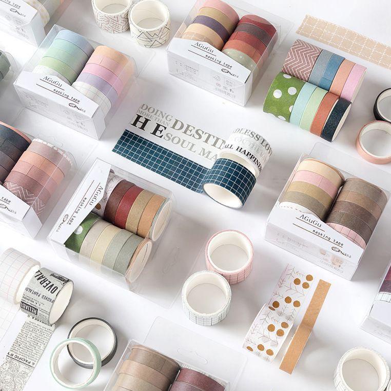 

G25 10 pcs selotip / washi tape - pack hemat tahun berkualitas [thehanscorner] HOT SALE MCO11