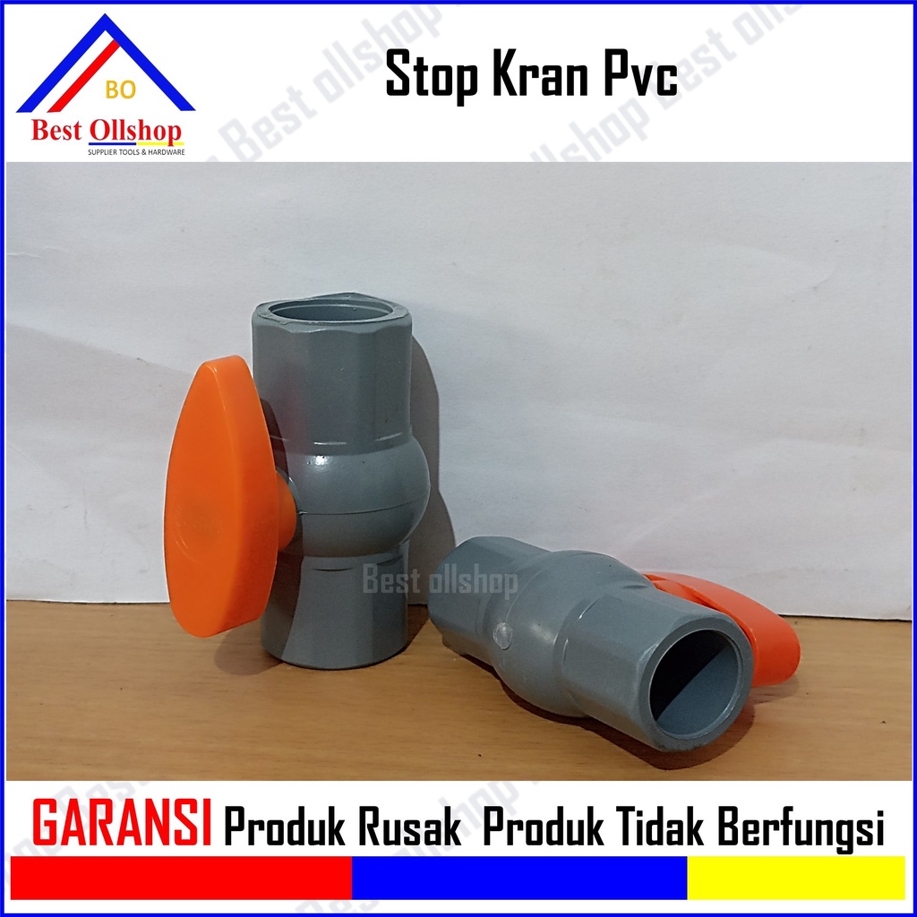 Ballvalve PVC 3/4&quot; Inch / Ball Valve Stop Kran Plastik Stop Kran Ball Valve 1/2&quot; Inch Pvc Ballvalve Stop Keran