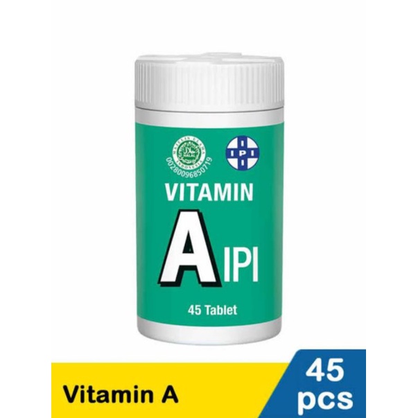 Vitamin IPI C Rasa jeruk / IPI A / IPI B12 / 1 botol isi 45 tablet