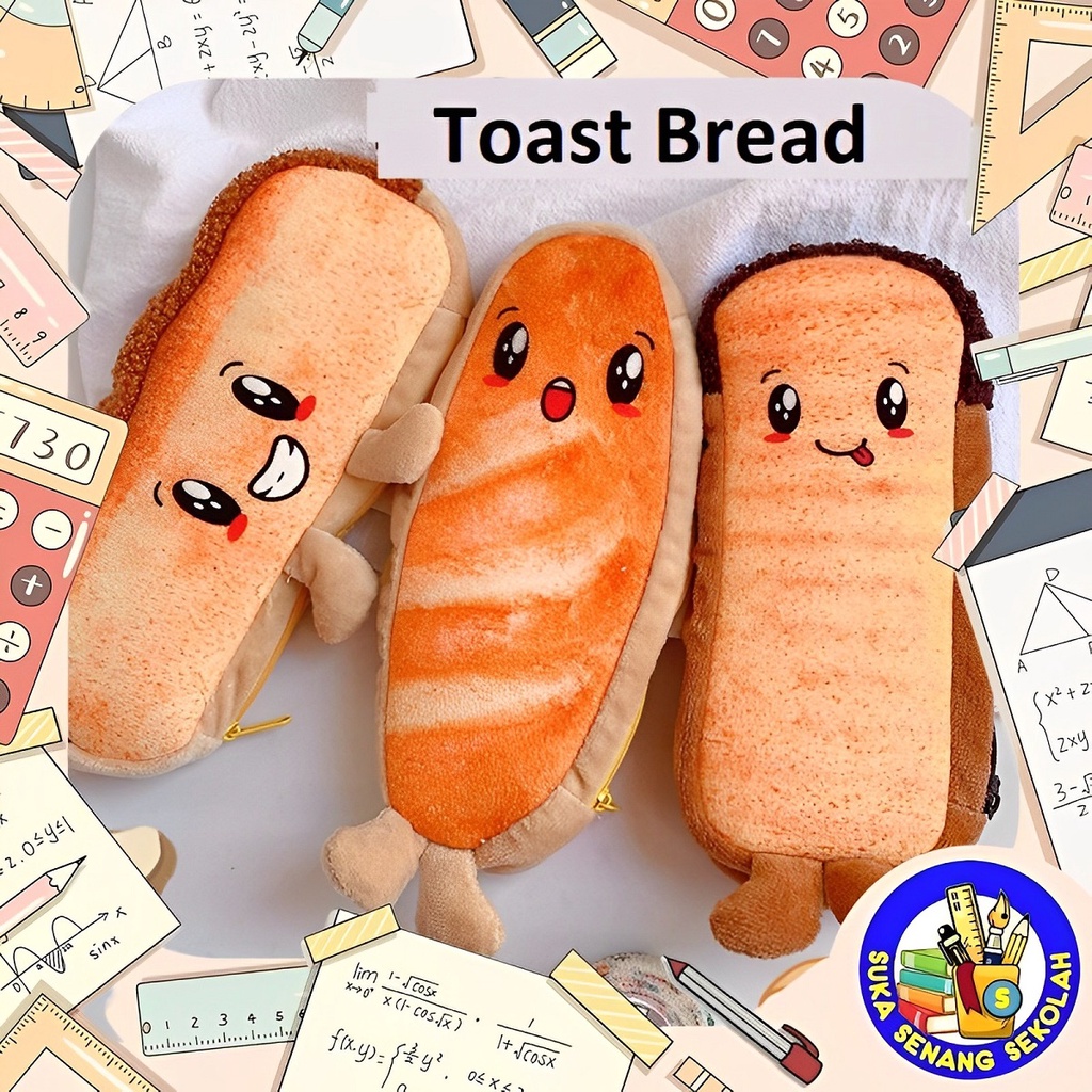 

Kotak Pensil / Pensil Case Roti Panggang / Toast Bread SK0089