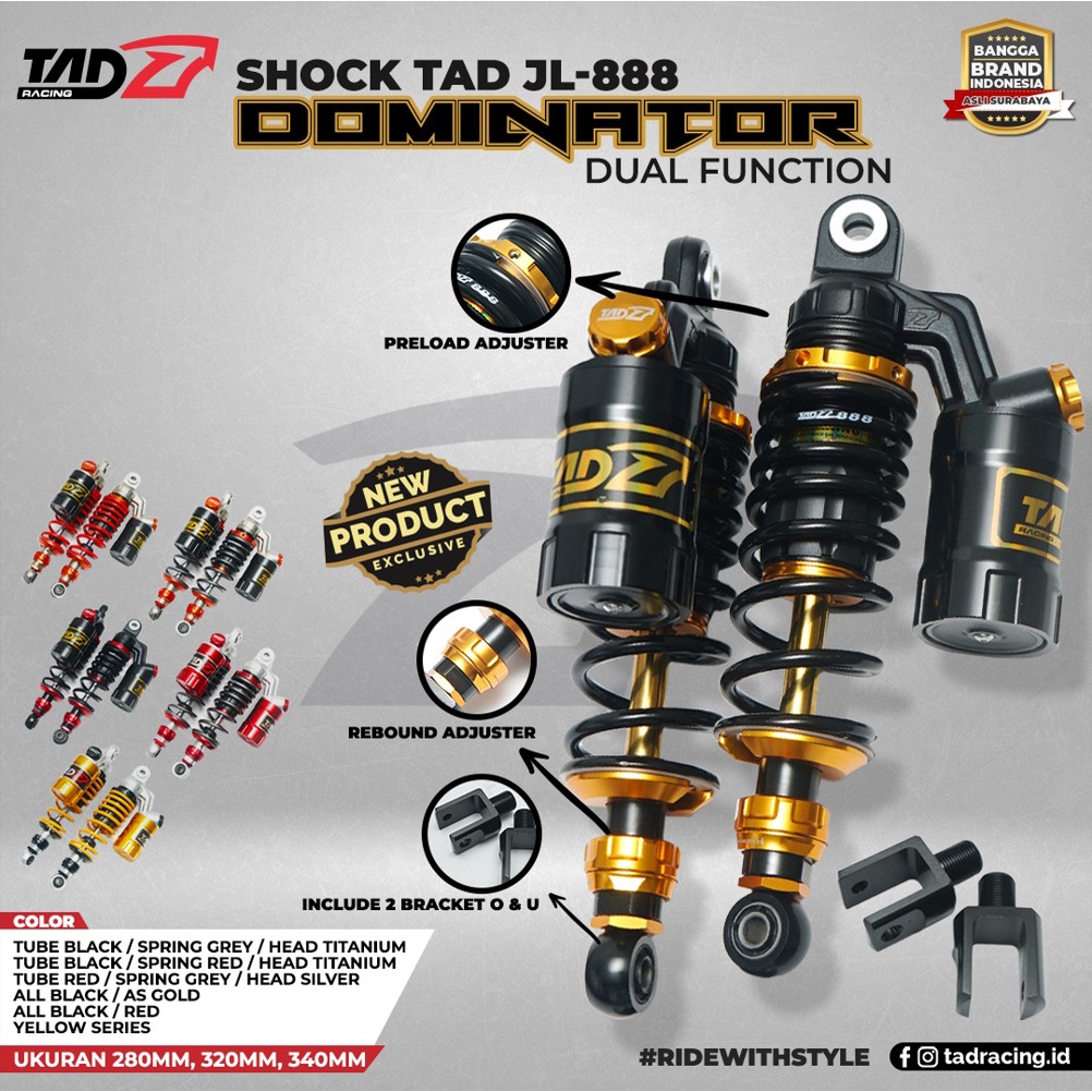 SHOCK TAD DOMINATOR DUAL FUNCTION 280MM/320MM/340MM