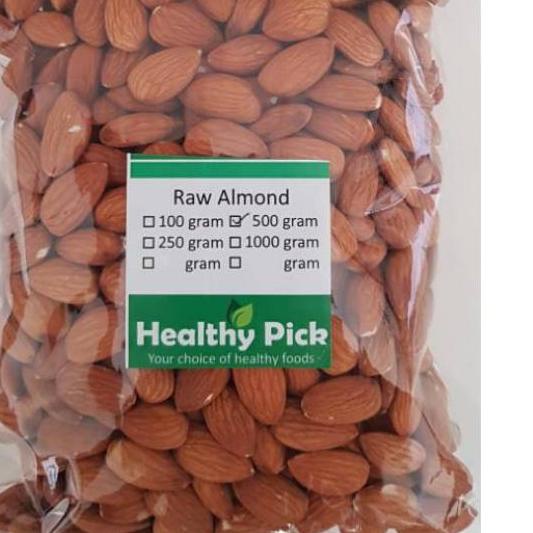 

➦ Raw Almond Whole 500gr Almond Mentah ➷