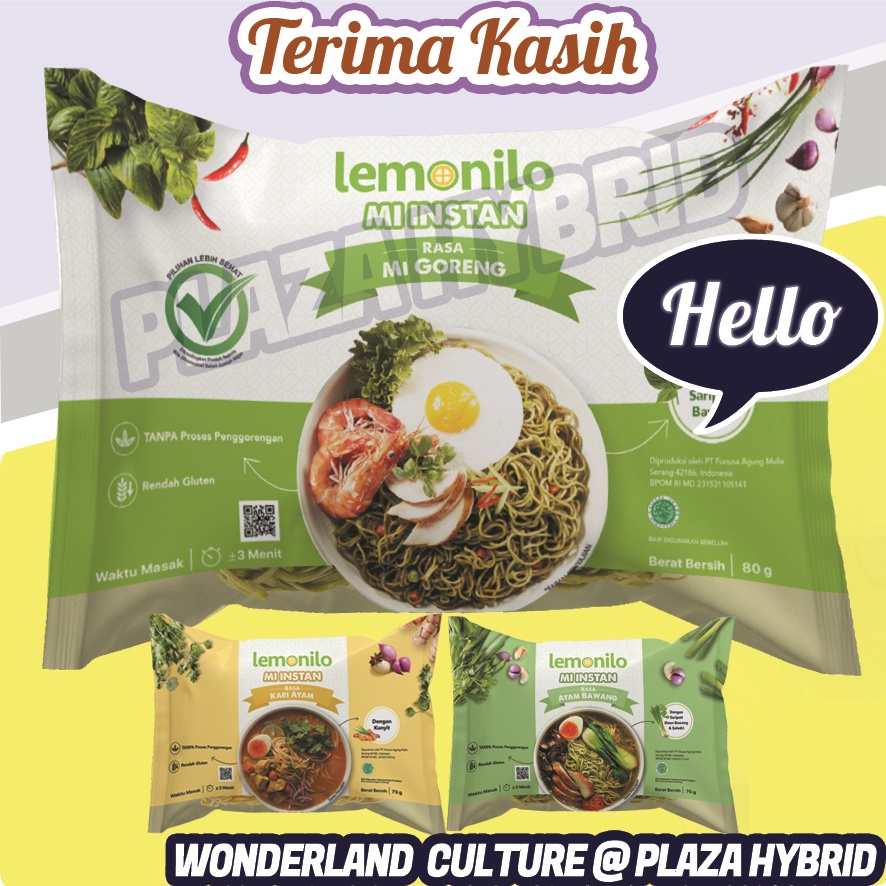 

Lemonilo Mi Instan Alami 4 varian