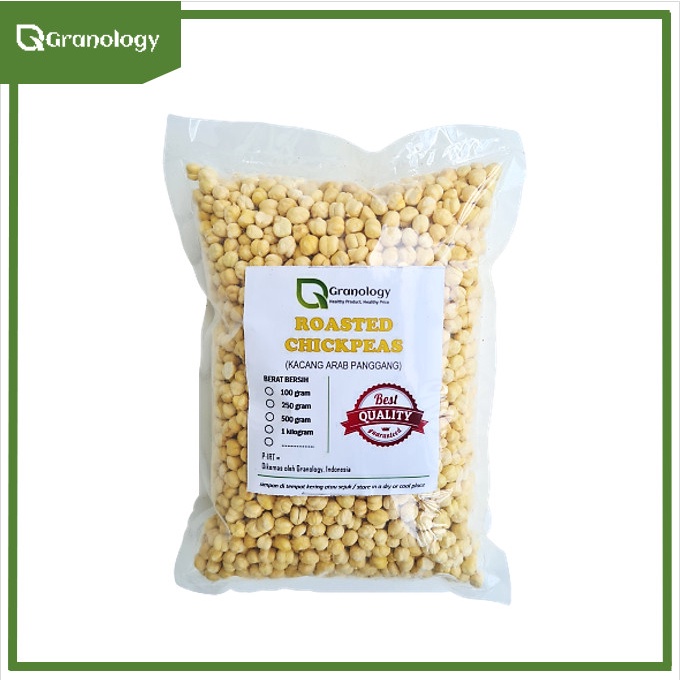 Kacang Arab Panggang / Roasted Chickpeas (1 kilogram) by Granology