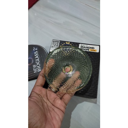 preloved MCI bioglass diamond shape