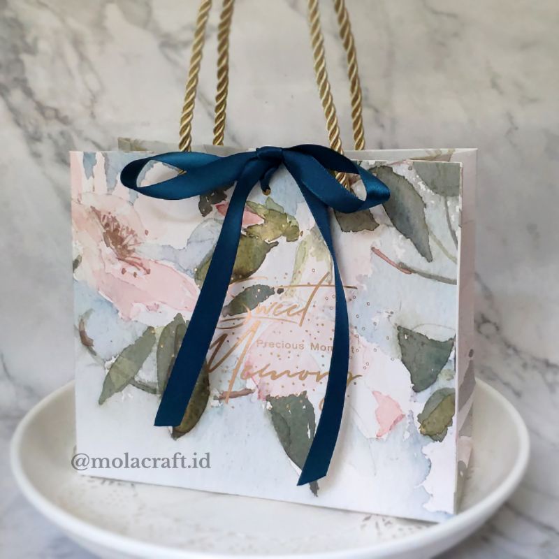 

Paperbag sweet memory/thankyou + free pita /paperbag souvenir/paperbag untuk bingkisan