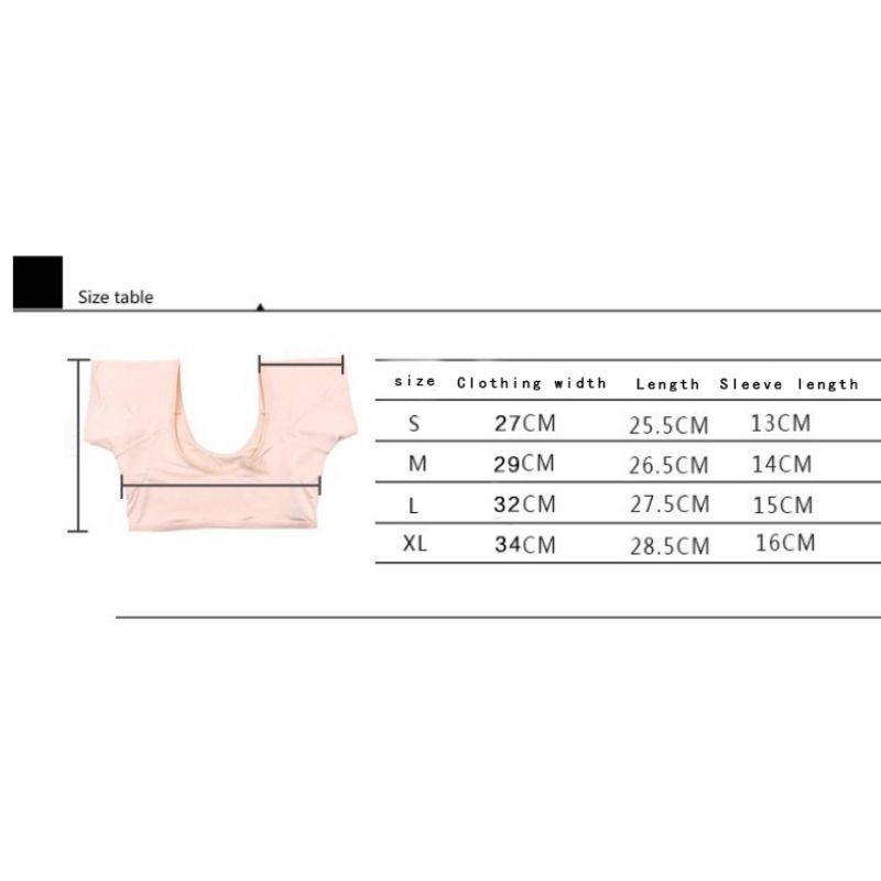 (COD) Baju Pelindung Penyerap Ketiak Keringat Sweat Pad Anti Ketek Basah