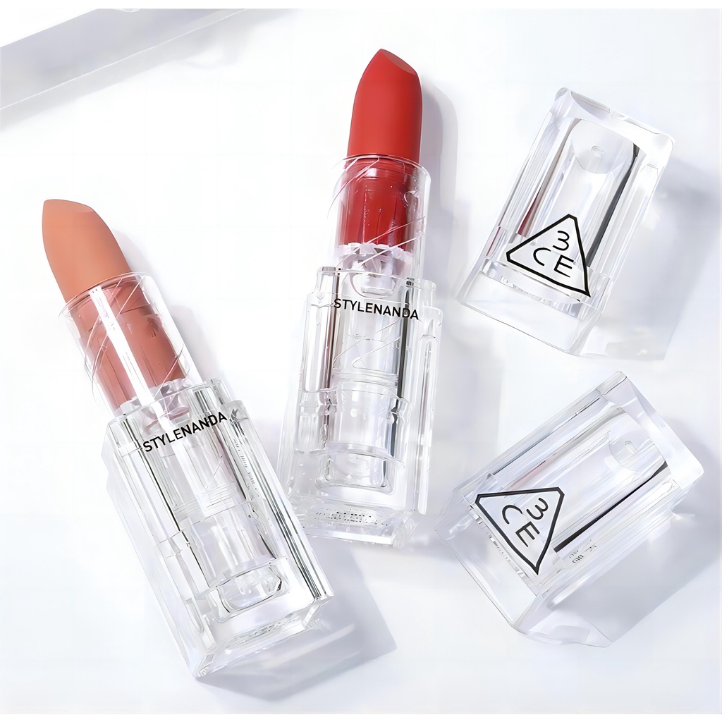 3CE Lipstick Soft Matte Lipstik 3.5gr/Long-Lasting High Pigment Lip balm【Original Import】