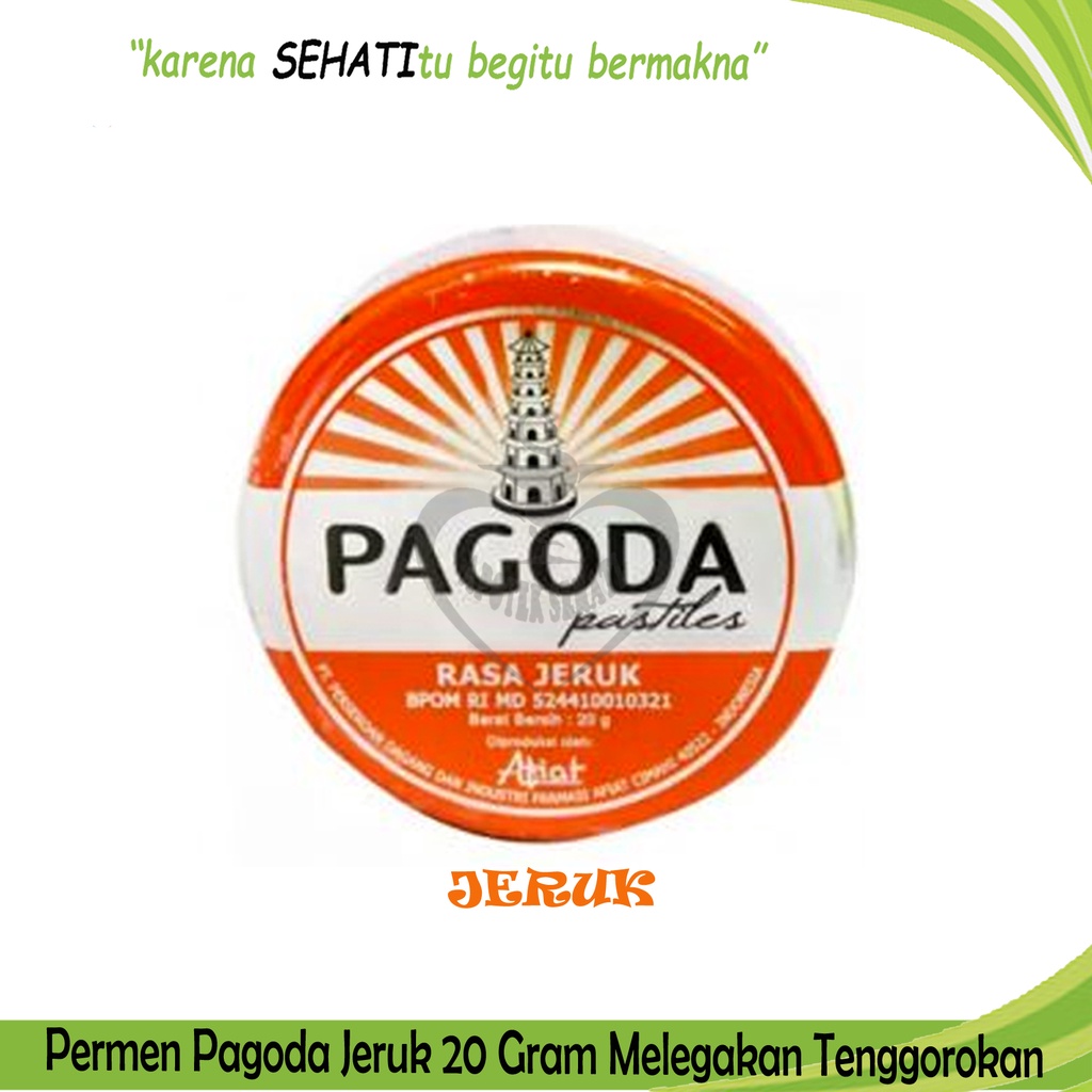 Pagoda Pastiles Permen Hisap Pelega Tenggorokan